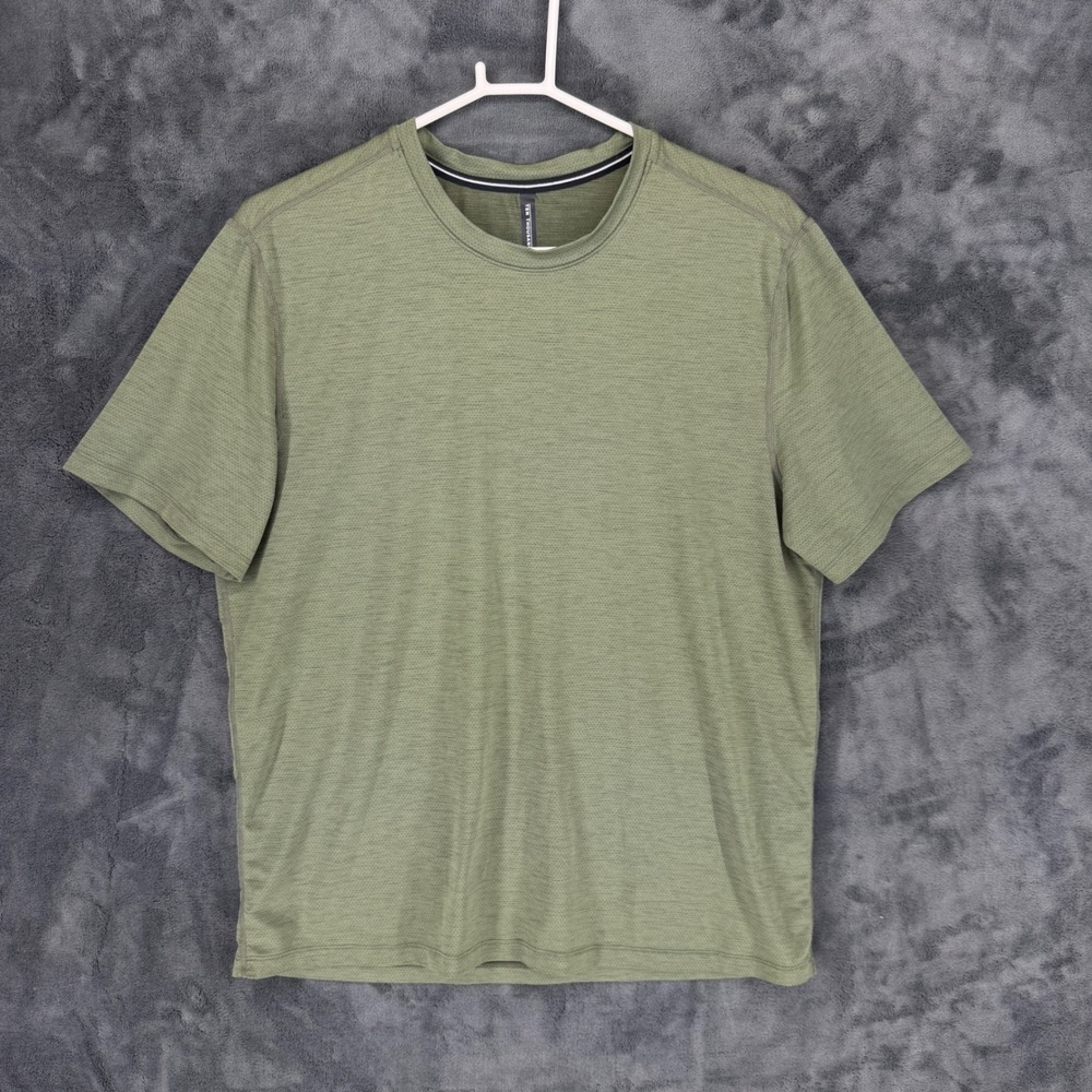 Ten‎ Thousand TTKT009V2 Training Tee Olive Green Mesh Shirt Mens Large L